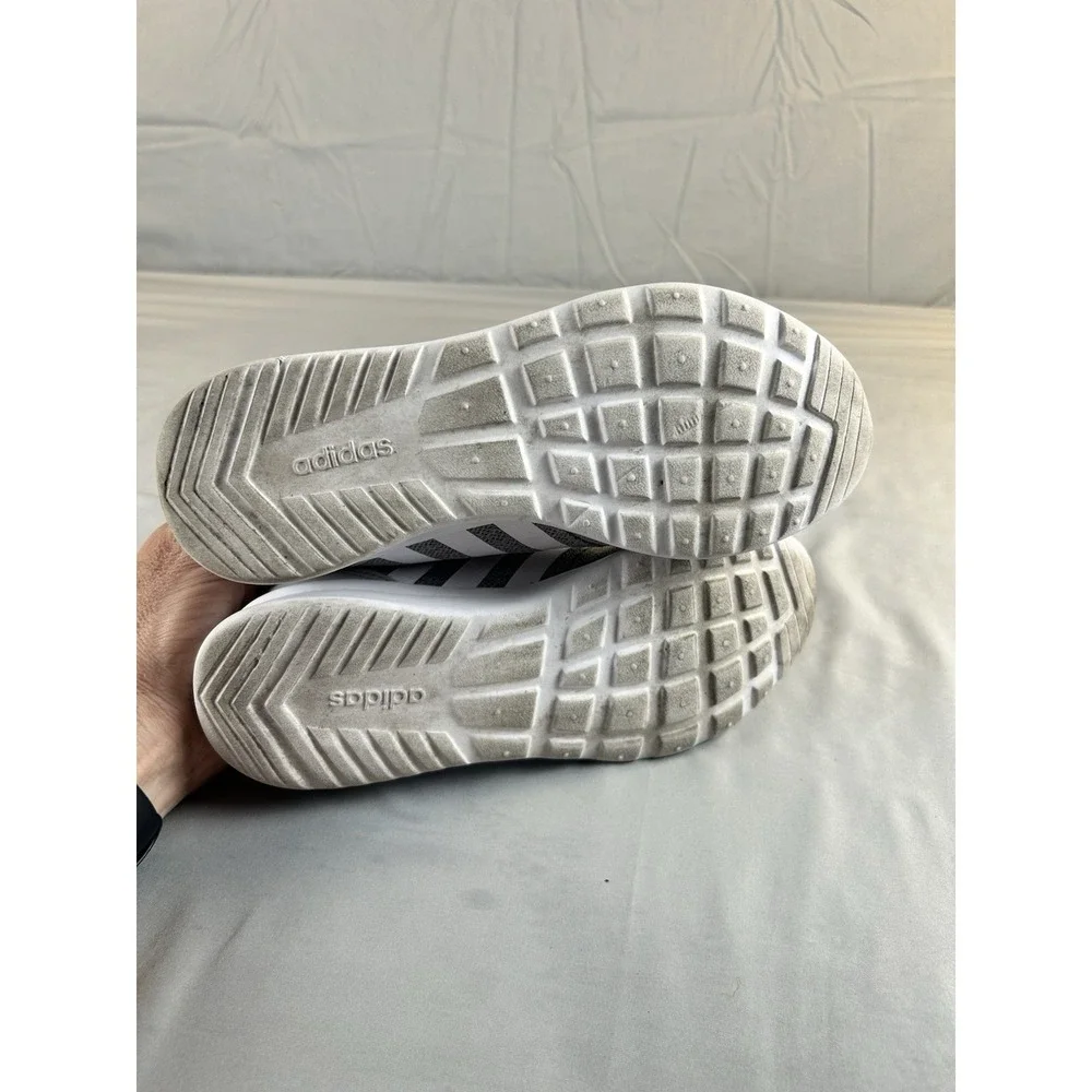 Adidas Cloudfoam Womens Size 6 Gray White Running Shoes Athletic Sneakers - Picture 6 of 9